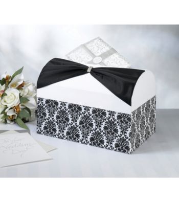 Lillian Rose® Black/White Card Box