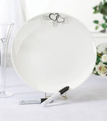 Lillian Rose® Round Platter With Two Pens