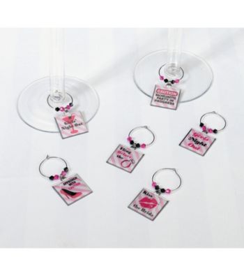 Lillian Rose® Set/6 Bachelorette Wine Charms
