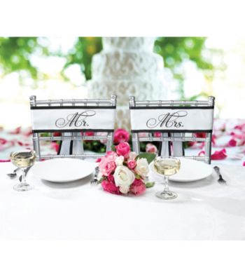 Lillian Rose® Mr. & Mrs. Chair Sashes