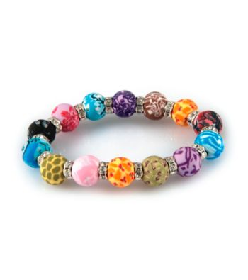 Viva Beads® Festival 12mm Crystal Chunky Stretch Bracelet