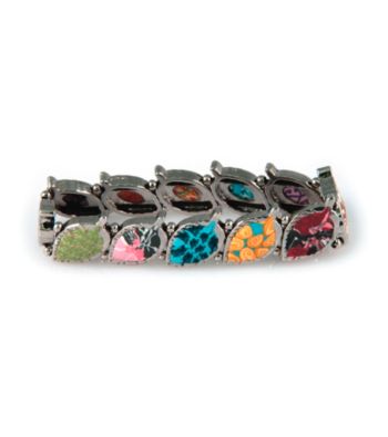 Viva Beads® Festival Pebble Leaf Stretch Bangle