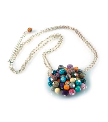 Viva Beads® Festival Flat Cluster Necklace