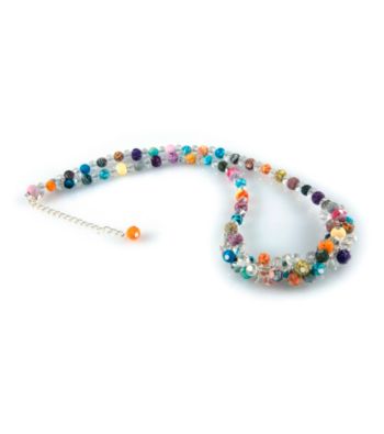 Viva Beads® Festival Crystal Rope Cluster Necklace