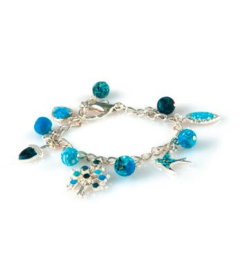 Viva Beads® Blue Brook Charm Chain Bracelet