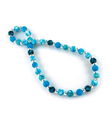 Viva Beads® Blue Brook 8mm Classic Clay Bead Necklace
