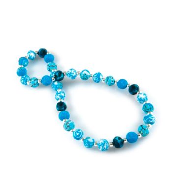 Viva Beads® Blue Brook 12mm Chunky Clay Bead Necklace