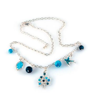 Viva Beads® Blue Brook Charm Necklace