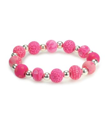 Viva Beads® Diva 10mm Chunky Stretch Bracelet - Candy Hearts