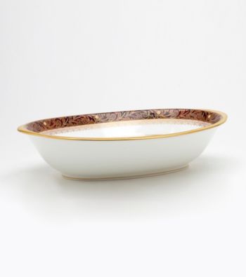 Noritake Xavier Gold Oval Vegetable Bowl