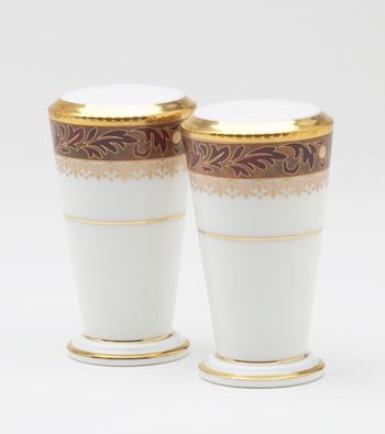 Noritake Xavier Gold Salt & Pepper Set