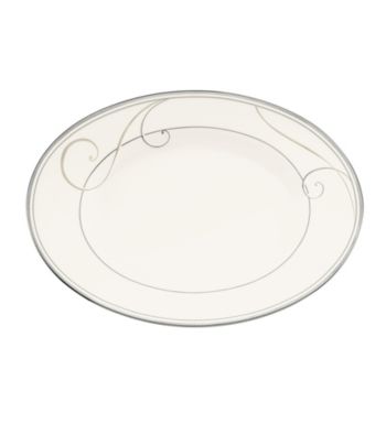 Noritake Platinum Wave Medium Oval Platter