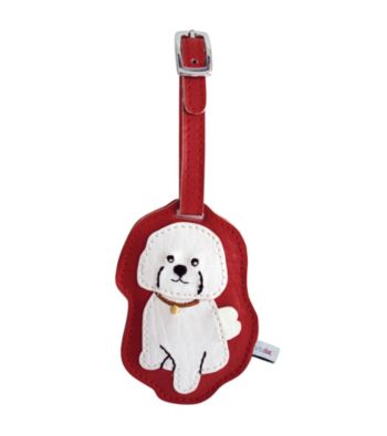FouFou Dog Love Your Breed Luggage Tag - Bichon