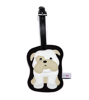 FouFou Dog Love Your Breed Luggage Tag - Bulldog