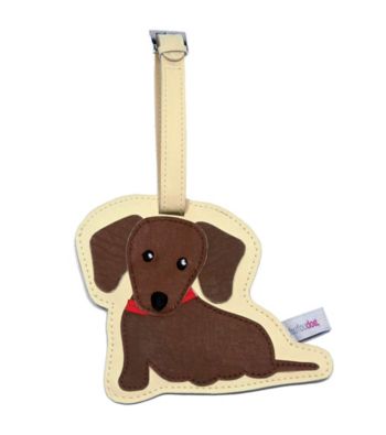FouFou Dog Love Your Breed Luggage Tag- Dachshund