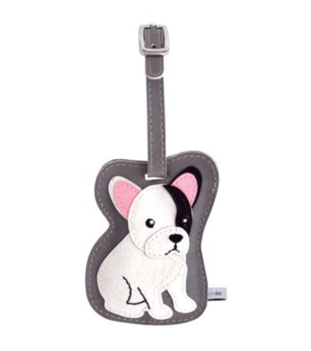 FouFou Dog Love Your Breed Luggage Tag - French Bulldog