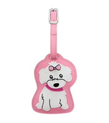 FouFou Dog Love Your Breed Luggage Tag - Maltese Girl