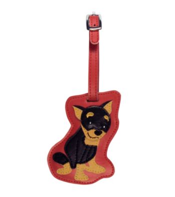 FouFou Dog Love Your Breed Luggage Tag - Miniature Pinscher