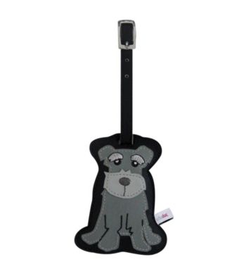 FouFou Dog Love Your Breed Luggage Tag - Schnauzer