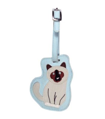 FouFou Dog Love Your Breed Luggage Tag - Siamese Cat