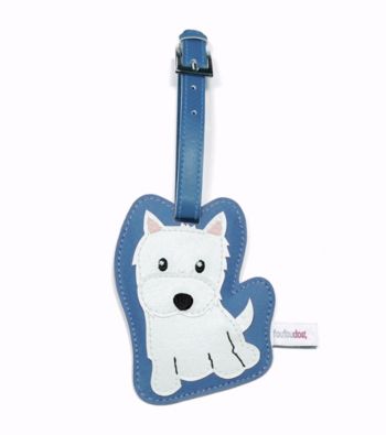 FouFou Dog Love Your Breed Luggage Tag - Westie Terrier