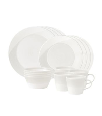 Royal Doulton® 1815 White 16-pc. Dinnerware Set