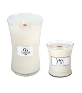 WoodWick® Linen Jar Candles by Virginia Candle Company™