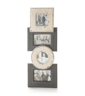 New View Weathered 4-Opening Collage Frame