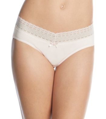 Relativity® Lace Waist Bikini Briefs