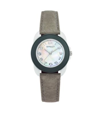 Sprout® Eco-Friendly Mini-Size Tyvek and Mother of Pearl Watch - Grey