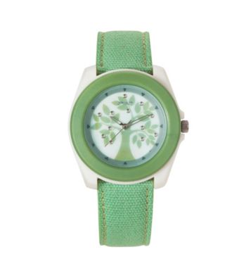Sprout® Eco-Friendly Cotton Tree Watch - Green