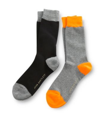 John Bartlett Statements Men's Dark Gray 2-Pack Socks