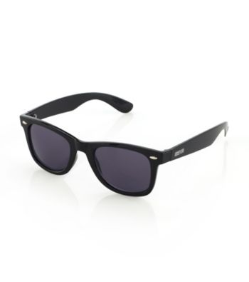 Kenneth Cole REACTION® Men's Black Plastic Wayfarer Sunglasses