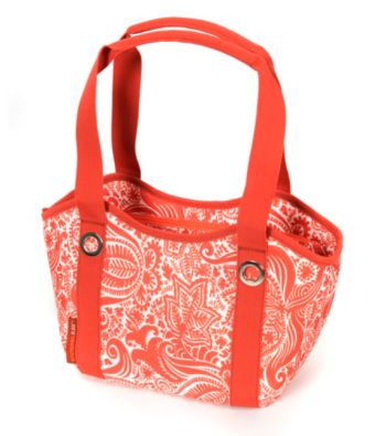 Rachael Ray® Scoop Tote Orange Calypso Print Insulated Lunch Bag