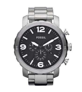 Fossil® Men's Nate Stainless Steel Watch