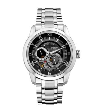 Bulova® Men's Stainless Steel Self-Winding Mechanical Watch