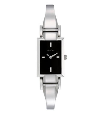 Bulova® Ladies' Stainless Steel Bangle Bracelet Watch