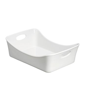 Rachael Ray® Stoneware 9x13 White Lasagna Baker