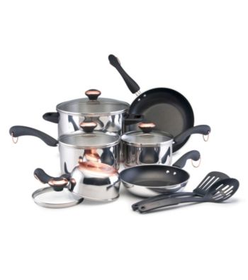 Paula Deen® 12-pc. Signature Stainless Steel Cookware Set
