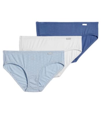 Jockey® Elance® 3-pk. Assorted Bikini - Raining Dot/Light Blue/White