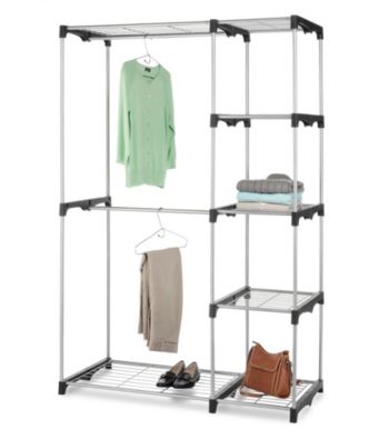 LivingQuarters Double Rod Freestanding Closet