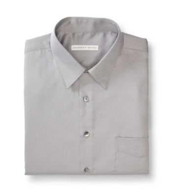 Geoffrey Beene® Men's Gunmetal Sateen Regular Fit Dress Shirt