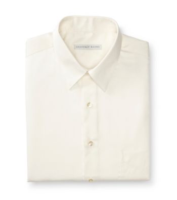 Geoffrey Beene® Men's Almond Sateen Regular Fit Dress Shirt