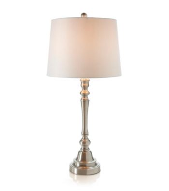 3DS Traditional Brushed Steel Table Lamp