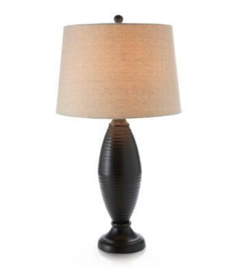 3DS Ribbed Bronze Table Lamp