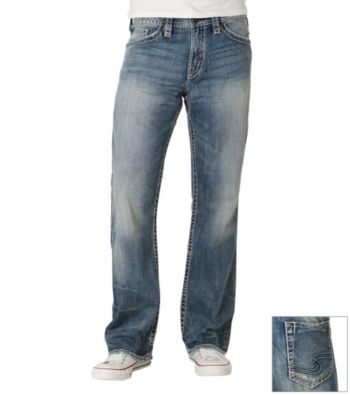 Silver Jeans Co. Men's Light Washed Grayson Relaxed Fit Jeans