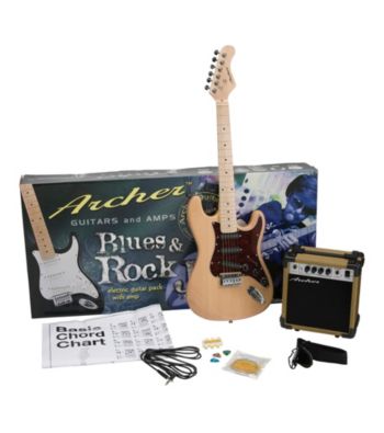 Archer SS10 Blues & Rock Jr. Electric Guitar Pack