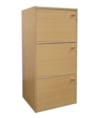Ore International™ 3-Level Bookshelf with Doors