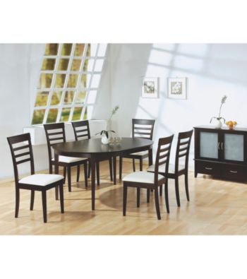 Monarch Casual Cappuccino Oval Dining Collection