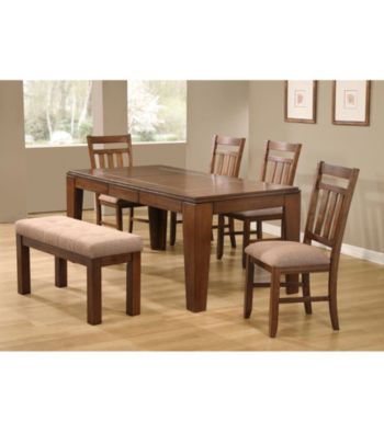 Monarch Traditional Distressed Oak Veneer Dining Collection